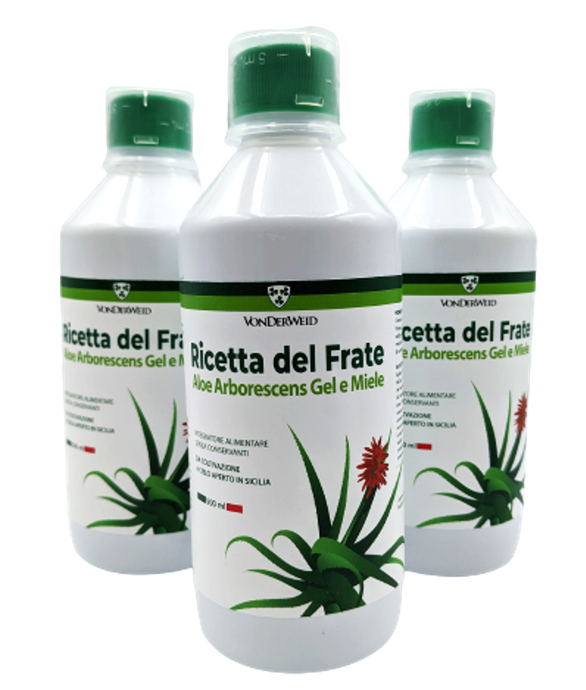Aloe Arborescens Recette Zago - 500ml  X 3 - Haute qualité