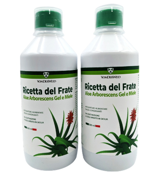 Aloe Arborescens Recette Zago - 500ml  X 2 - Haute qualité